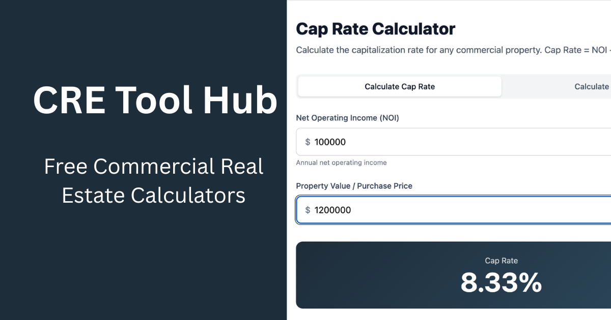 NOI Calculator & Builder | Free CRE Net Operating Income Tool | CRE ...